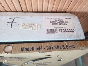 1 Kaldewei Duschwanne DUSCHPLAN 544-2 inkl. Styroporträger, 800x900x65mm,alpinweiß