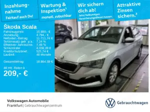 Skoda Scala 1.0 TSI Ambition Kimaanlage Sitzheizung Sp