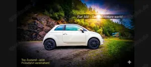 Fiat 500 Sport mit 101 PS Carplay LED TÜV Leder Allwetter
