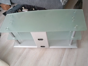 Sideboard silber Glas für TV o. ähnliches Bild 3
