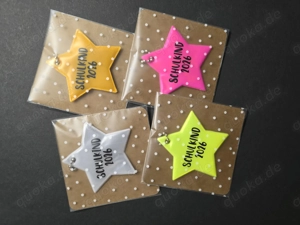 Reflektor Schulkind 2026 Anhänger Stern