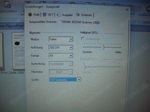 Kodak i2800 Duplex Bild High Speed Dokumentenscanner Win 11  Bild 6