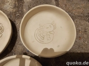     Futterschale mit Axolotl Motiv    