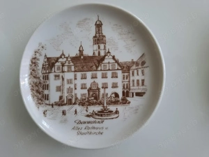 Darmstadt Porzellan-Untersetzer (Porzellan-Manufaktur Fürstenberg)