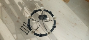 elektrische Hängelampe mit Kerzenhalter