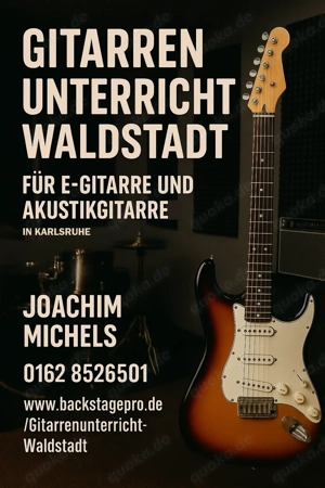 Gitarrenunterricht in Karlsruhe Waldstadt