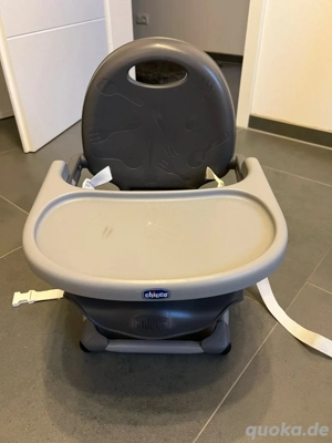 Sitzerhöhung Pocket Snack Dark Grey von chicco Bild 2