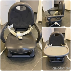 Sitzerhöhung Pocket Snack Dark Grey von chicco