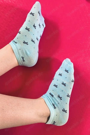 Getragene Sneakersocken, Größe 38