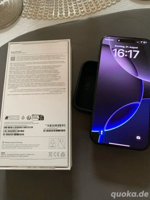 iPhone 16 Pro Max   256 GB   Schwarz   Neuwertig