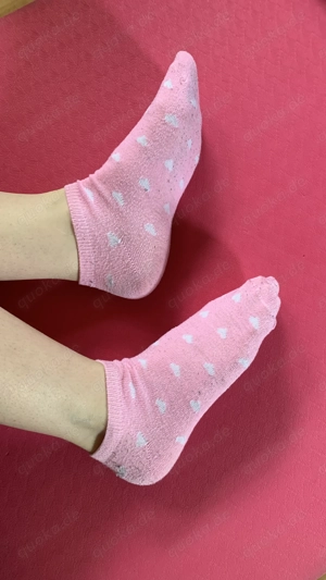 Rosane Sneakersocken mit Duft, Gr. 38