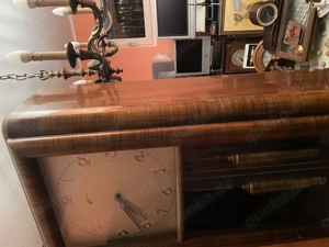 Standuhr Art Deko um 1930 klassischer Stil Bild 3