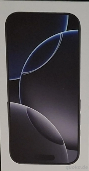 iphone 16 pro 256 GB Titan schwarz NEU,  inkl. Clear Case 