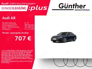 Audi A8 lang 60 TFSIe+SITZBELÜFTUNG+ALLRADLENK+PANORA