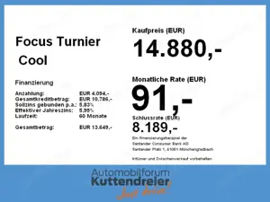 Ford Focus Turnier  Cool  Connect Navi Kamera AHK ab Bild 3