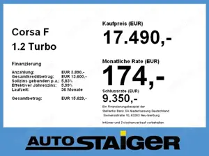 Opel Corsa F 1.2 Turbo Elegance LED+SHZ+Kam.+KlimaA Bild 4