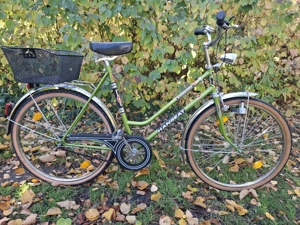 26" Retro Damen Cityrad von Hanseat mit 3 Gänge und Einkaufskorb