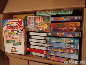 Puzzle und VHS Märchenkassetten 