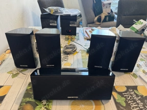 ONKYO TX-NR636 7.2-Kanal AV-Receiver + SKS-HT528+SKH 410 schwarz