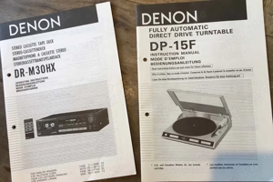DENON Plattenspieler und Kassettendeck zu verschenken