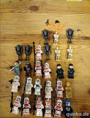 Lego Star wars Minifiguren z.b commander code