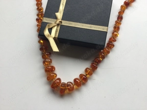 Bernstein Kette Antik Vintage Halskette  Bild 5