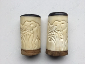 Salz- und Pfefferstreuer Set afrikanisch Vintage