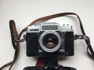 Revue Lux 35 Antike Kamera mit Lederhülle Bild 4