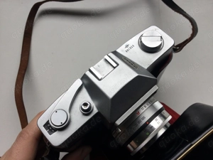 Revue Lux 35 Antike Kamera mit Lederhülle Bild 5