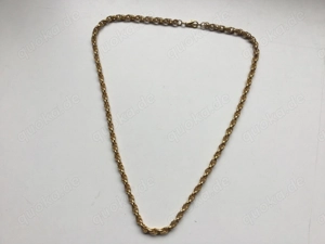 Damen Schmuck Halskette Vintage Vergoldet