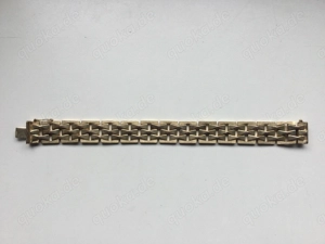Americ. Gold Double Vintage Schmuck Armband Vergoldet
