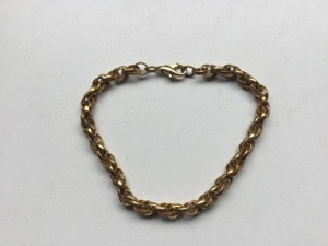 Armkette Vintage Schmuck Vergoldet Gold Double