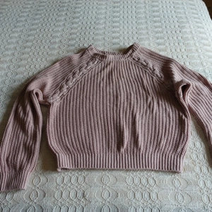 Damen - Pullover, Strickpullover, Grobstrick, Gr. XS bzw. ca. Gr. 34, altrosa, H&M Divided