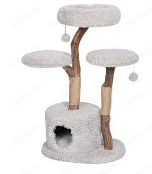 Premium Katzen-Kratzbaum Echtholzstamm Lovely