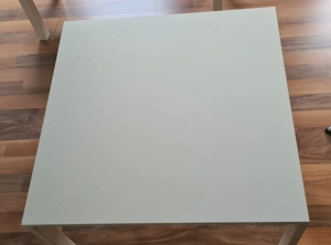 Moderner Küchentisch   Esstisch 75x75 cm   weiß   stabil & gepflegt