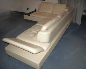 Italienisches Echtleder-Ecksofa gebraucht   Nichtraucherhaushalt - keine Haustiere