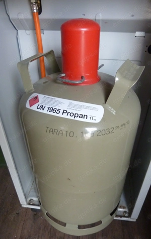 Gasflasche 11kg angebrochen - Inhalt > 10kg - auch Tausch