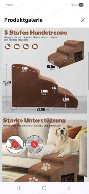 Hundetreppe 3-stufig 