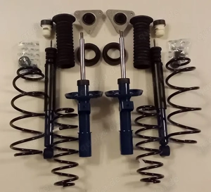 Fahrwerk Serienfahrwerk Standardfahrwerk Smart 453 Stoßdämpfer Federn Domlager Staubschutz neu