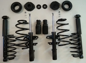 Federn Stoßdämpfer Domlager Staubschutz Fahrwerk Serienfahrwerk Renault Espace IV 4 JK neu 