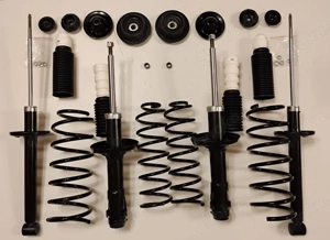 Fahrwerk Serienfahrwerk Standardfahrwerk VW Golf 2 + Jetta Federn Stoßdämpfer Domlager Staubschutz 