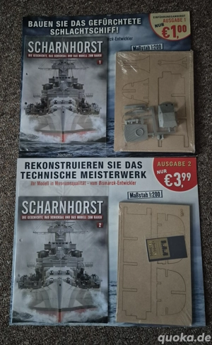 Scharnhorst Schlachtschiff Baureihe 1:200