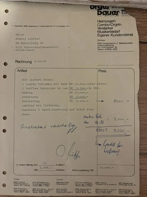 Lowrey-Orgel, elektronische Orgel Bild 2
