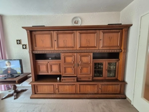 Altdeutscher Wohnzimmerschrank Eiche