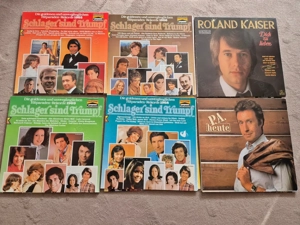 Schallplatten verschiedener Interpreten 1952 bis 1968