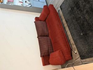 rotes Schlafsofa in top Zustand
