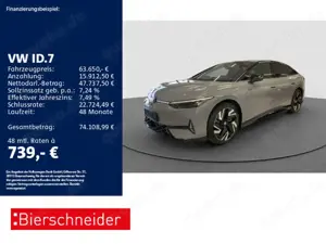 Volkswagen ID.7 GTX 4Mo VOLL! AHK PANO WÄPU NAVI H/K ERGO 2