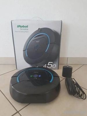 iRobot scooba 450 washwasser bakterien haushalt Pfleg Waschen mikrobe Keime Schwarz mit OVP