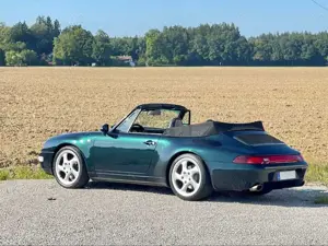 Porsche 993 Carrera 2 Cabrio*Classic Grün*Sportsitze*6Gg Bild 3