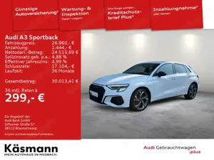 Audi A3 S line 45TFSIe MATRIX NAV PDC SHZ